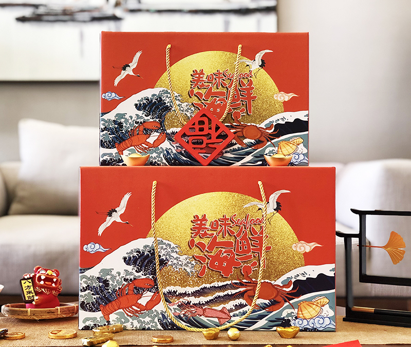 鮮活海產品包裝全攻略 從冷藏泡沫箱到海鮮年貨大禮包精品禮盒